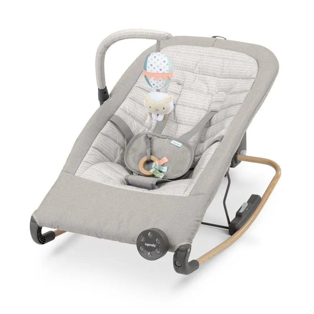 New without Tags - Ingenuity Keep InMotion Automatic Baby Rocking Seat - Gray