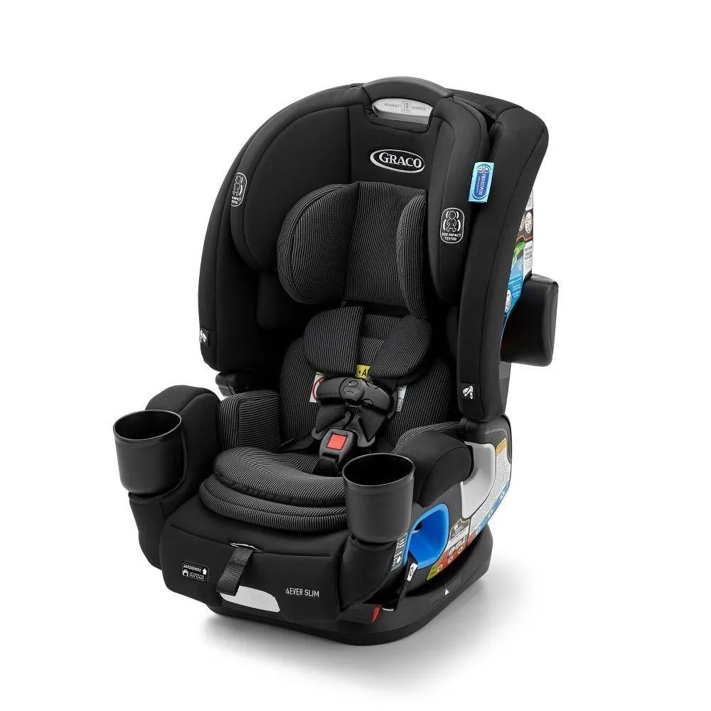 New without Tags - Size: 20" - Graco 4Ever DLX Slim 4-in-1 Convertible Car Seat - Thompson: Black 22.75
