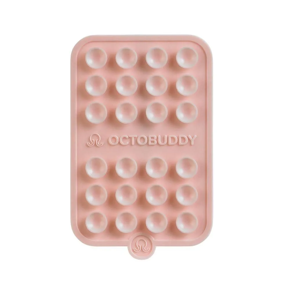 Open-box - Octobuddy Silicone Suction Cup Phone Case Mount Magnet - Chalk Pink