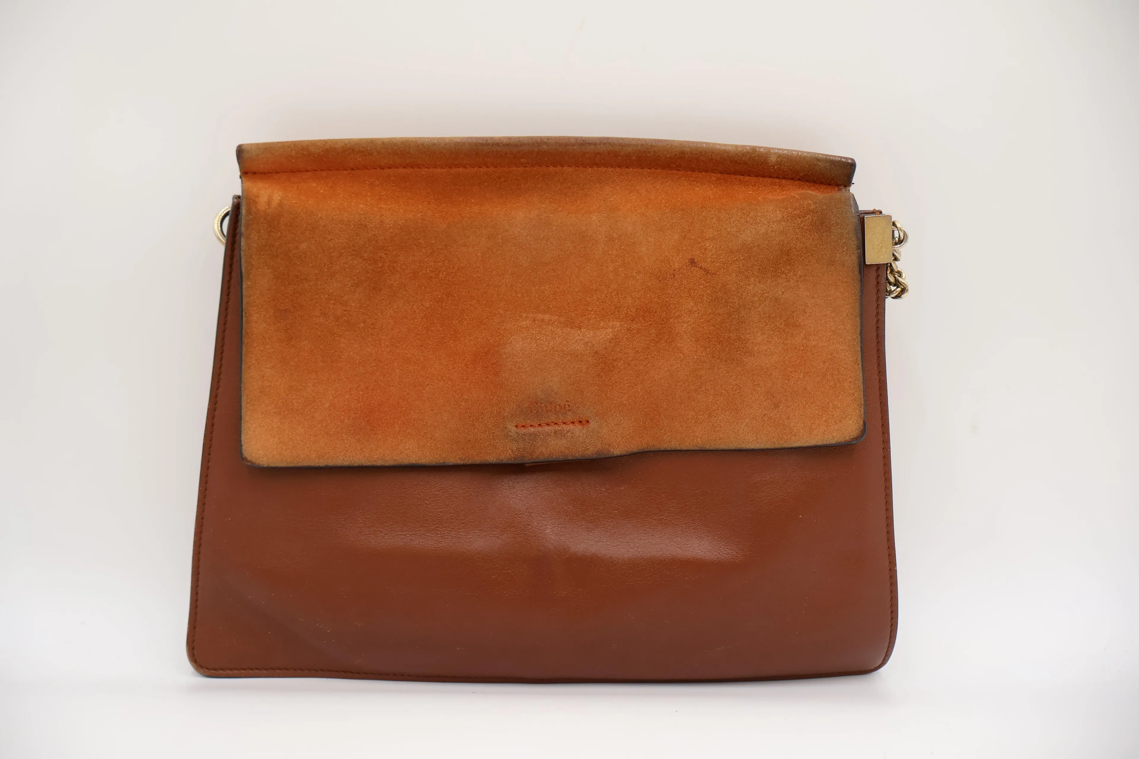 Chloé Leather and Suede Shoulder Bag (1566)
