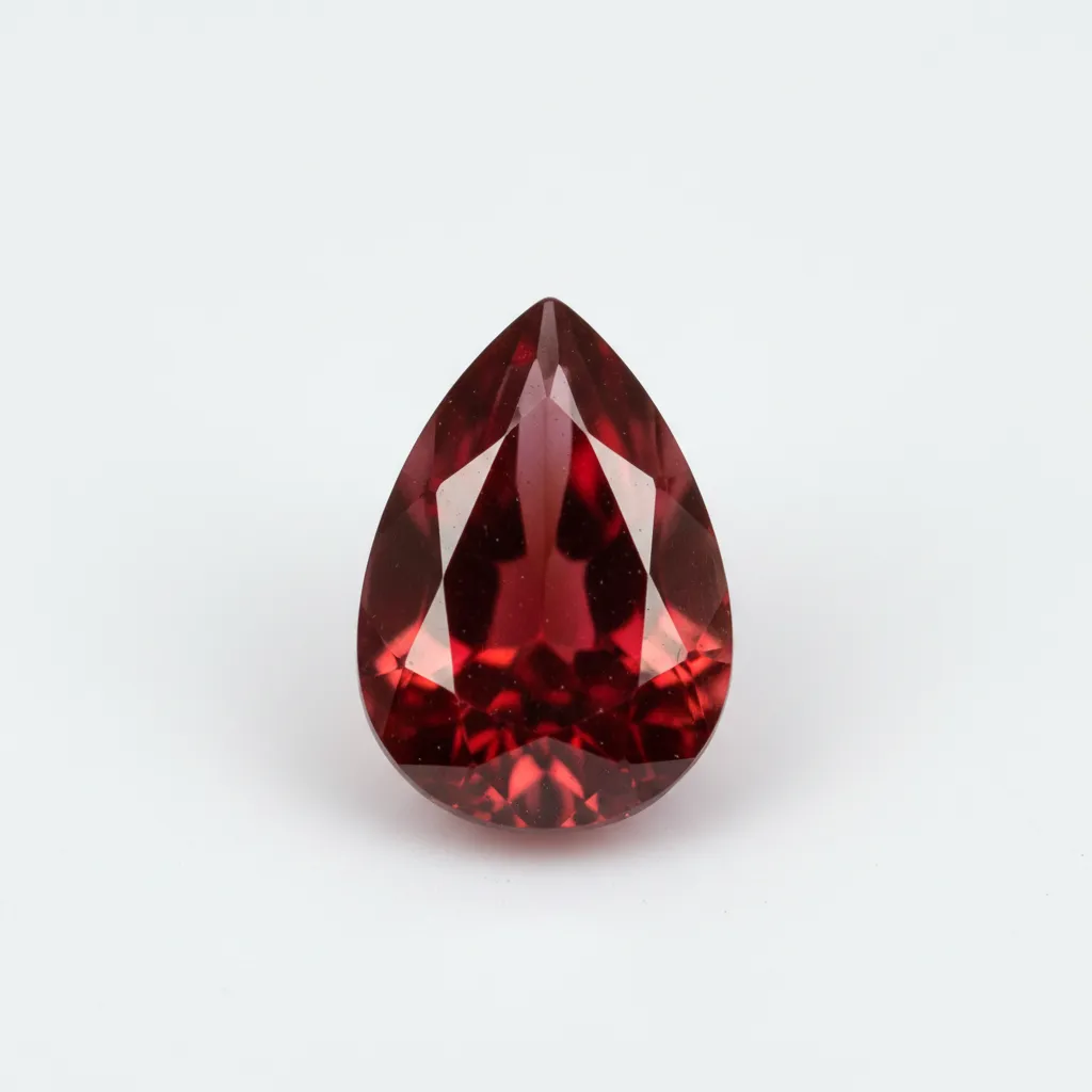 Garnet Drop 5x3mm