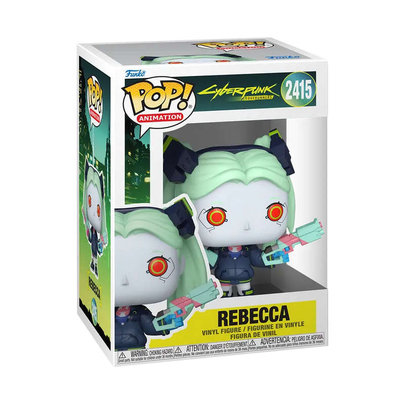 Funko Pop! Animation Cyberpunk Edgerunners Rebecca #2415 Free Protector