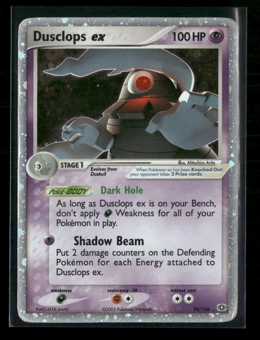 EX Emerald Dusclops ex #94/106 *Damaged*