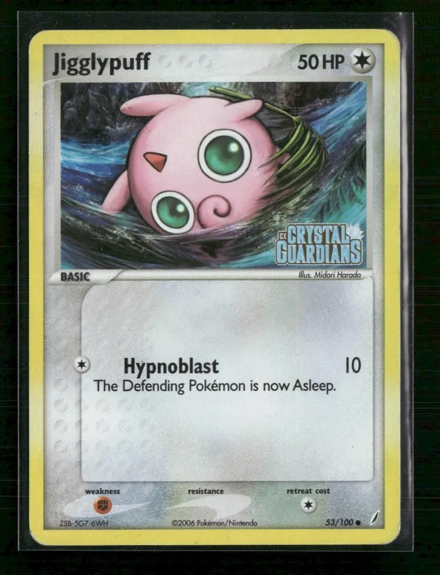 Crystal Guardians Jigglypuff Reverse Holo #53/100