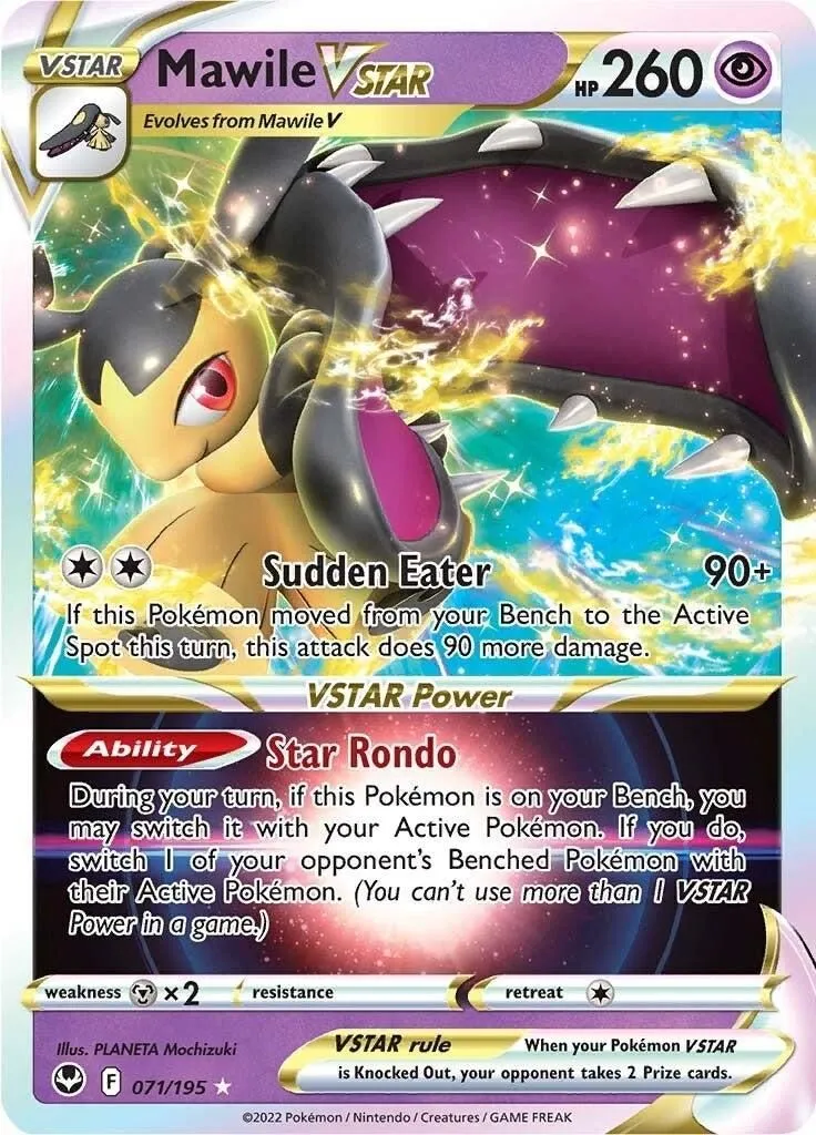 Mawile VSTAR 071/195 SWSH12: Silver Tempest Ultra Rare Pokemon
