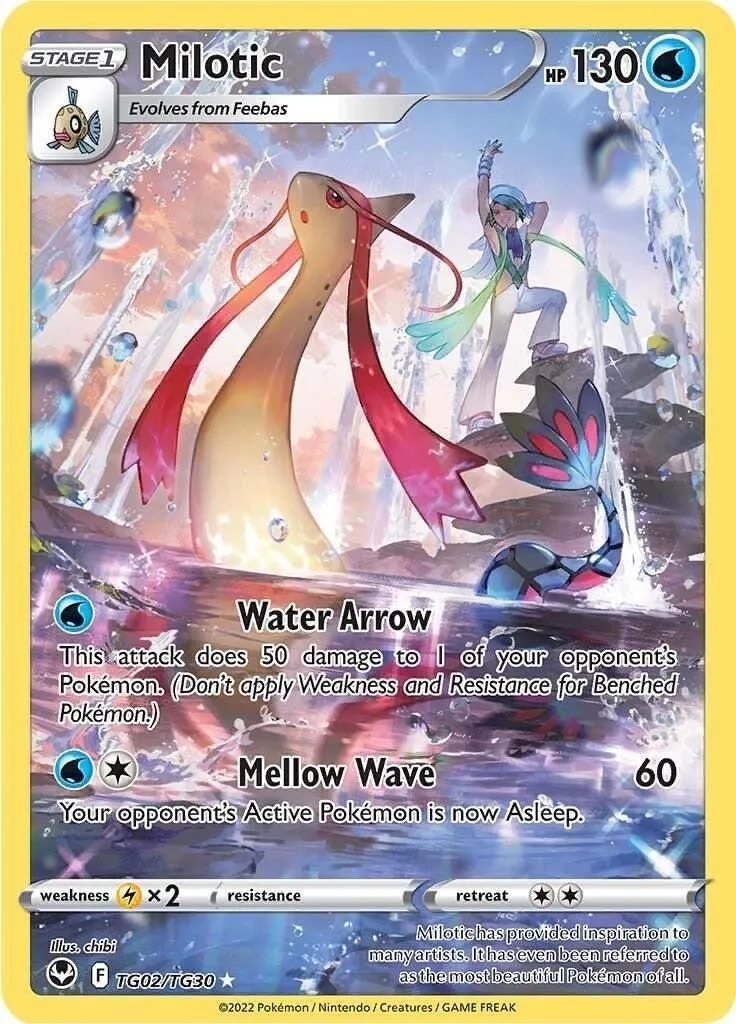 Milotic TG02/TG30 SWSH12: Silver Tempest Trainer Gallery Ultra Rare Pokemon
