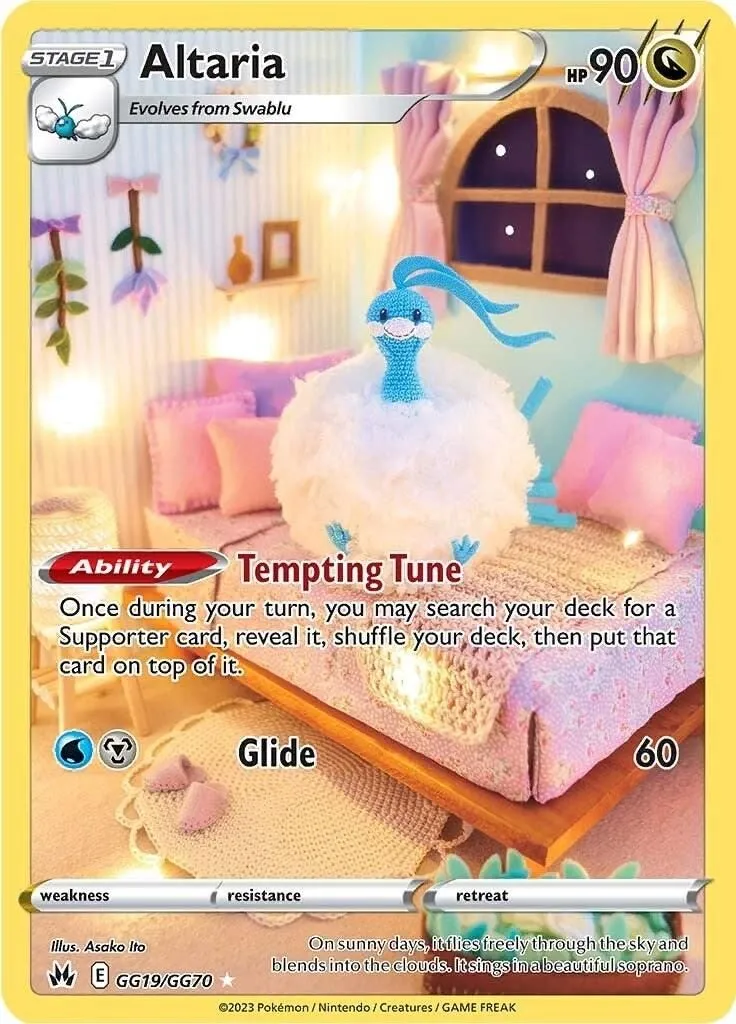 Altaria GG19/GG70 SWSH: Crown Zenith: Galarian Gallery Ultra Rare Pokemon