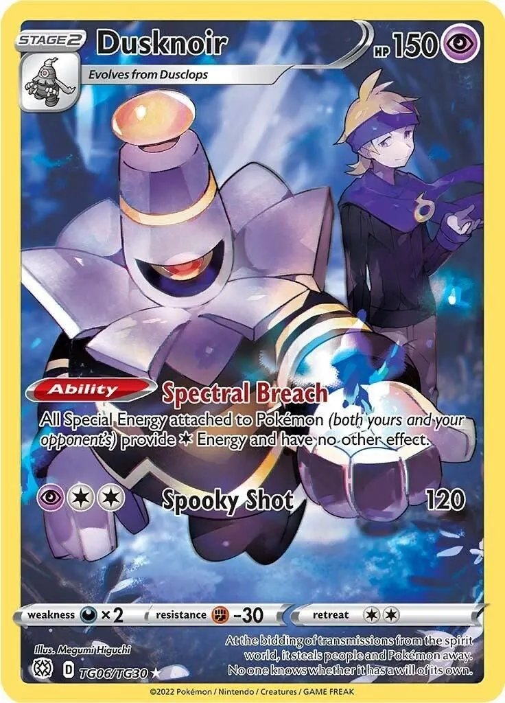 Dusknoir TG06/TG30 SWSH09: Brilliant Stars Trainer Gallery Ultra Rare Pokemon