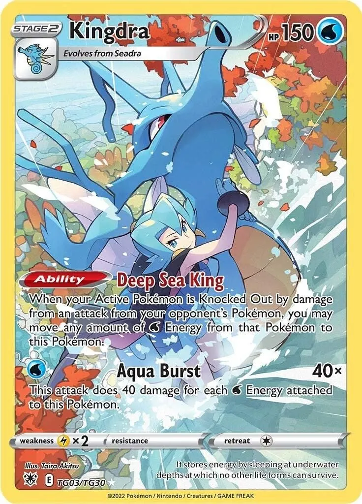 Kingdra TG03/TG30 SWSH10: Astral Radiance Trainer Gallery Ultra Rare Pokemon