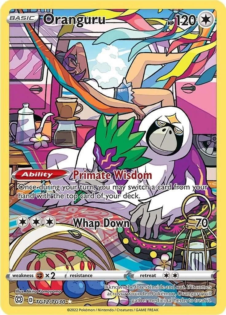 Oranguru TG12/TG30 SWSH09: Brilliant Stars Trainer Gallery Ultra Rare Pokemon