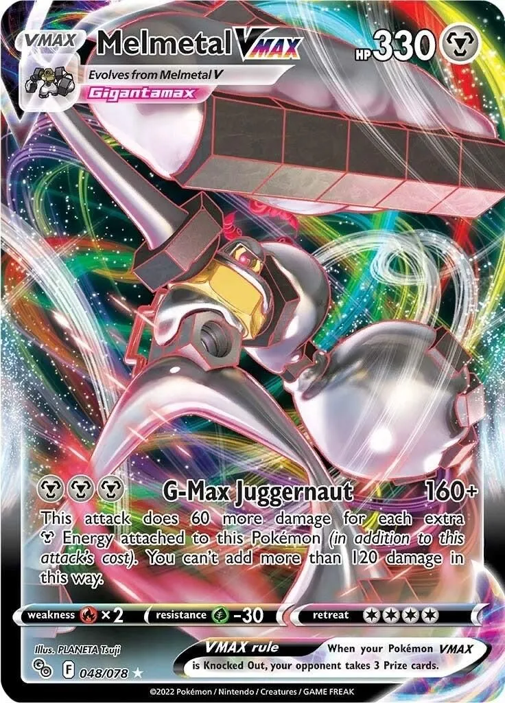Melmetal VMAX 048/078 Pokemon GO Ultra Rare Pokemon