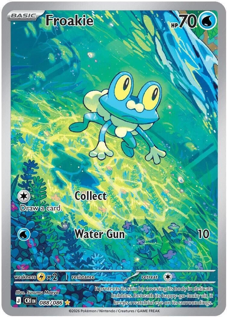 Froakie - 088/086 ME04: Chaos Rising Illustration Rare Pokemon