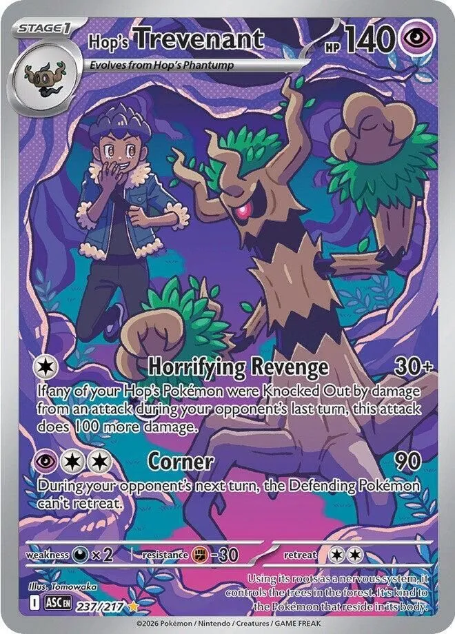 Hop's Trevenant - 237/217 ME: Ascended Heroes Illustration Rare Pokemon