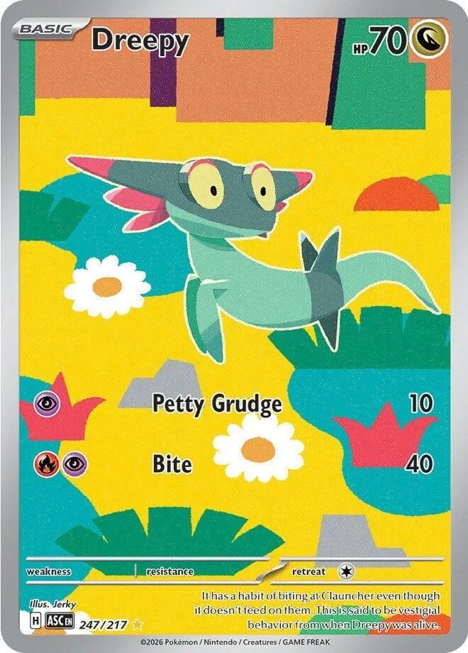 Dreepy - 247/217 ME: Ascended Heroes Illustration Rare Pokemon
