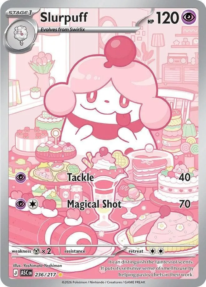 Slurpuff - 236/217 ME: Ascended Heroes Illustration Rare Pokemon