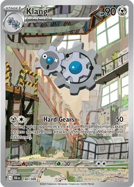 Klang - 140/086 SV: Black Bolt Illustration Rare Pokemon