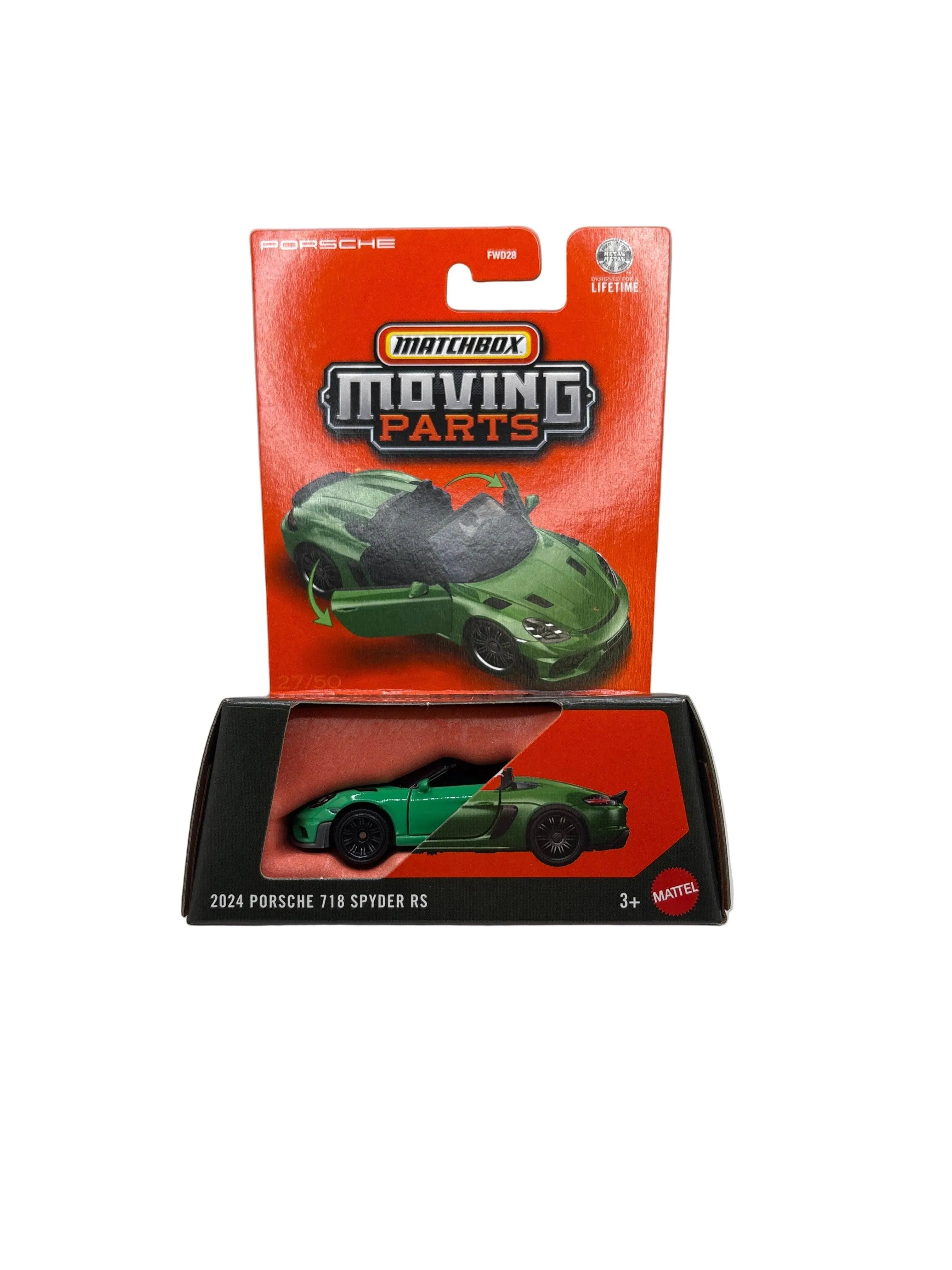 Matchbox 2024 Porsche 718 Spyder RS Diecast green