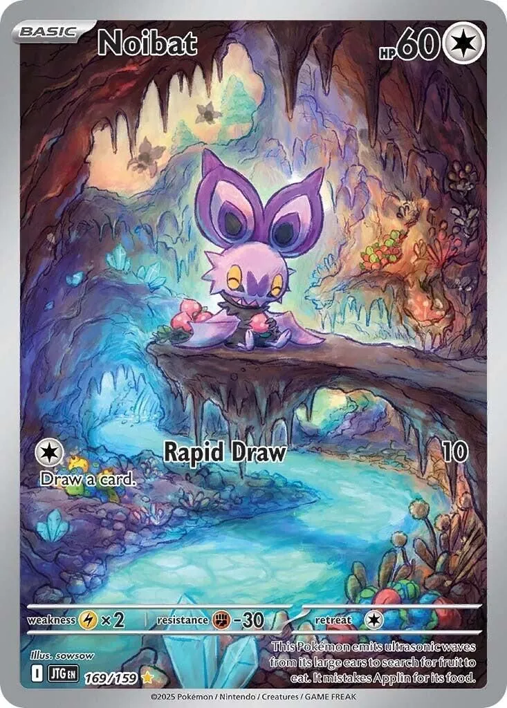 Noibat - 169/159 SV09: Journey Together Illustration Rare Pokemon