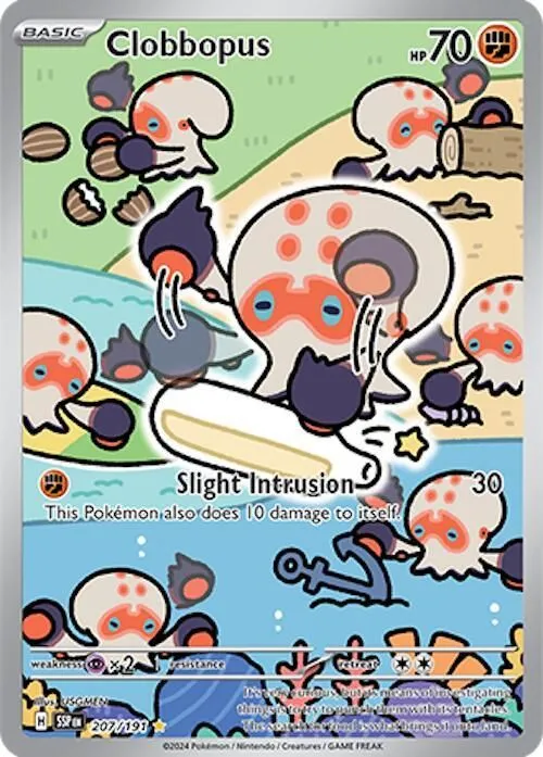 Clobbopus - 207/191 SV08: Surging Sparks Illustration Rare Pokemon