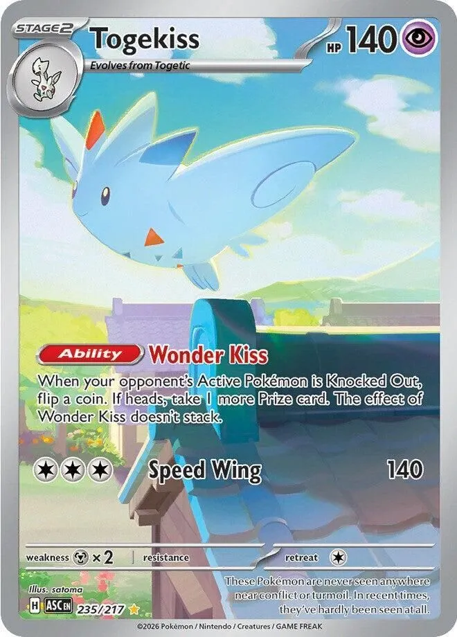 Togekiss - 235/217 ME: Ascended Heroes Illustration Rare Pokemon