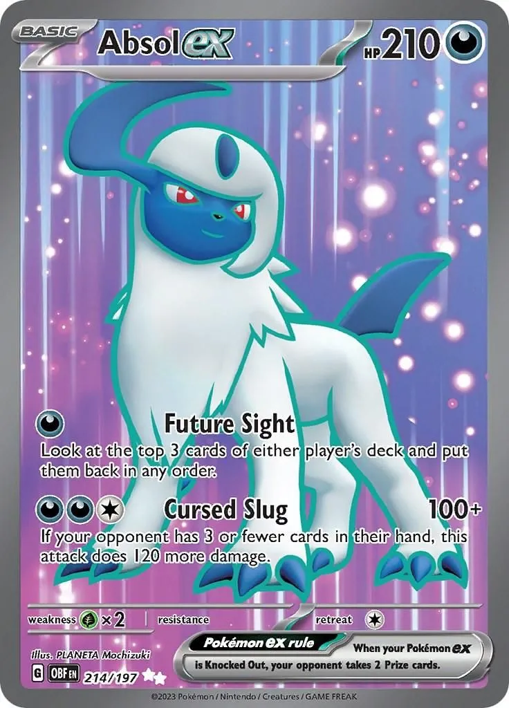 Absol ex - 214/197 SV03: Obsidian Flames Ultra Rare Pokemon