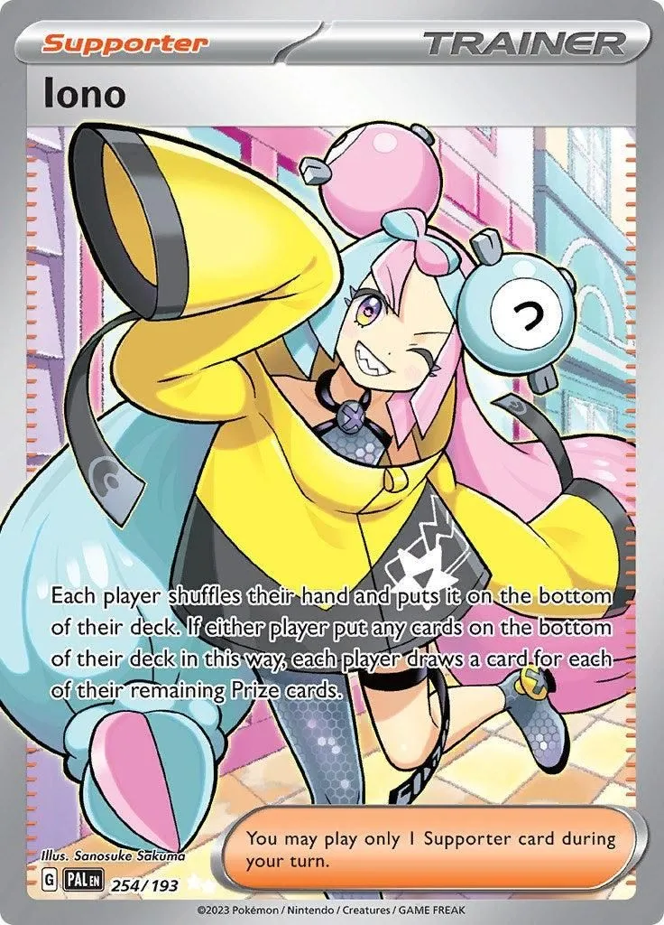 Iono - 254/193 SV02: Paldea Evolved Ultra Rare Pokemon