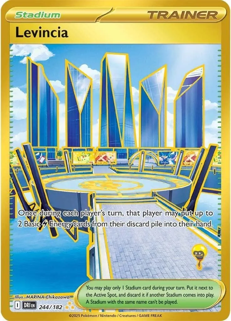 Levincia 244/182 SV10: Destined Rivals Hyper Rare Pokemon