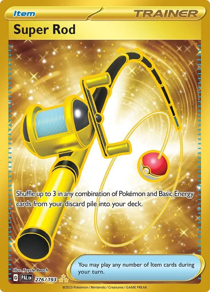 Super Rod - 276/193 SV02: Paldea Evolved Hyper Rare Pokemon