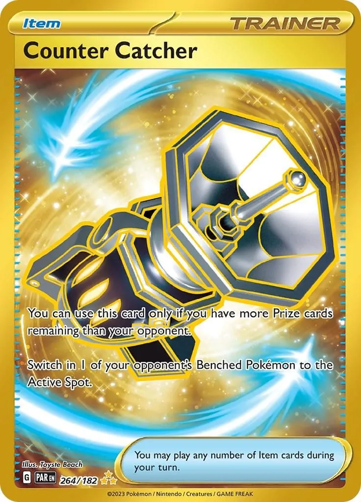 Counter Catcher - 264/182 SV04: Paradox Rift Hyper Rare Pokemon