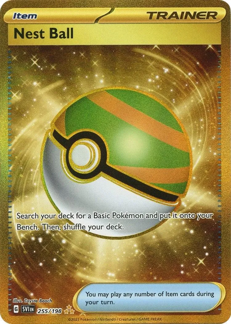 Nest Ball - 255/198 SV01: Scarlet & Violet Base Set Hyper Rare Pokemon