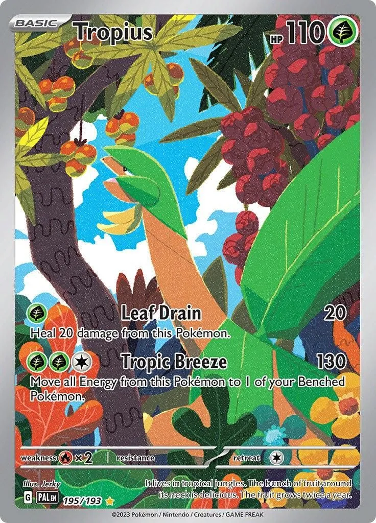 Tropius - 195/193 SV02: Paldea Evolved Illustration Rare Pokemon