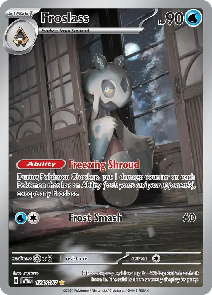 Froslass - 174/167 SV06: Twilight Masquerade Illustration Rare Pokemon