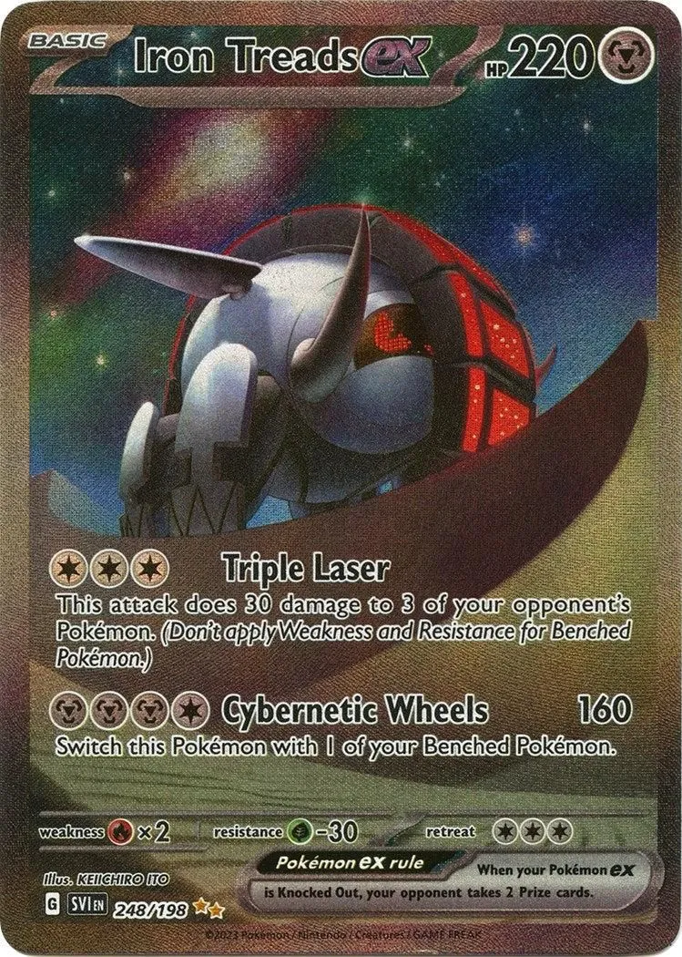 Iron Treads ex - 248/198 SV01: Scarlet & Violet Base Set Special Illustration Rare Pokemon
