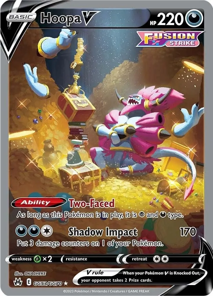 Hoopa V GG53/GG70 SWSH: Crown Zenith: Galarian Gallery Ultra Rare Pokemon