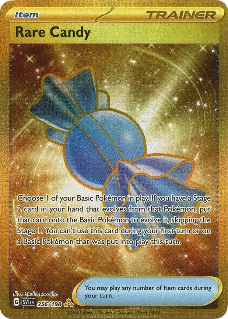 Rare Candy - 256/198 SV01: Scarlet & Violet Base Set Hyper Rare Pokemon