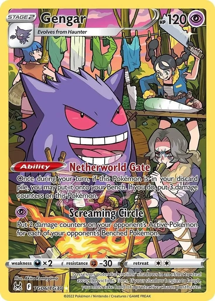 Gengar TG06/TG30 SWSH11: Lost Origin Trainer Gallery Ultra Rare Pokemon