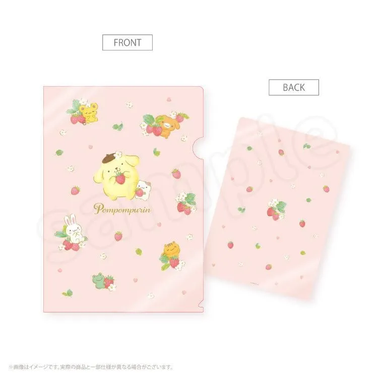 "Pompompurin Strawberry Friends" File Folder