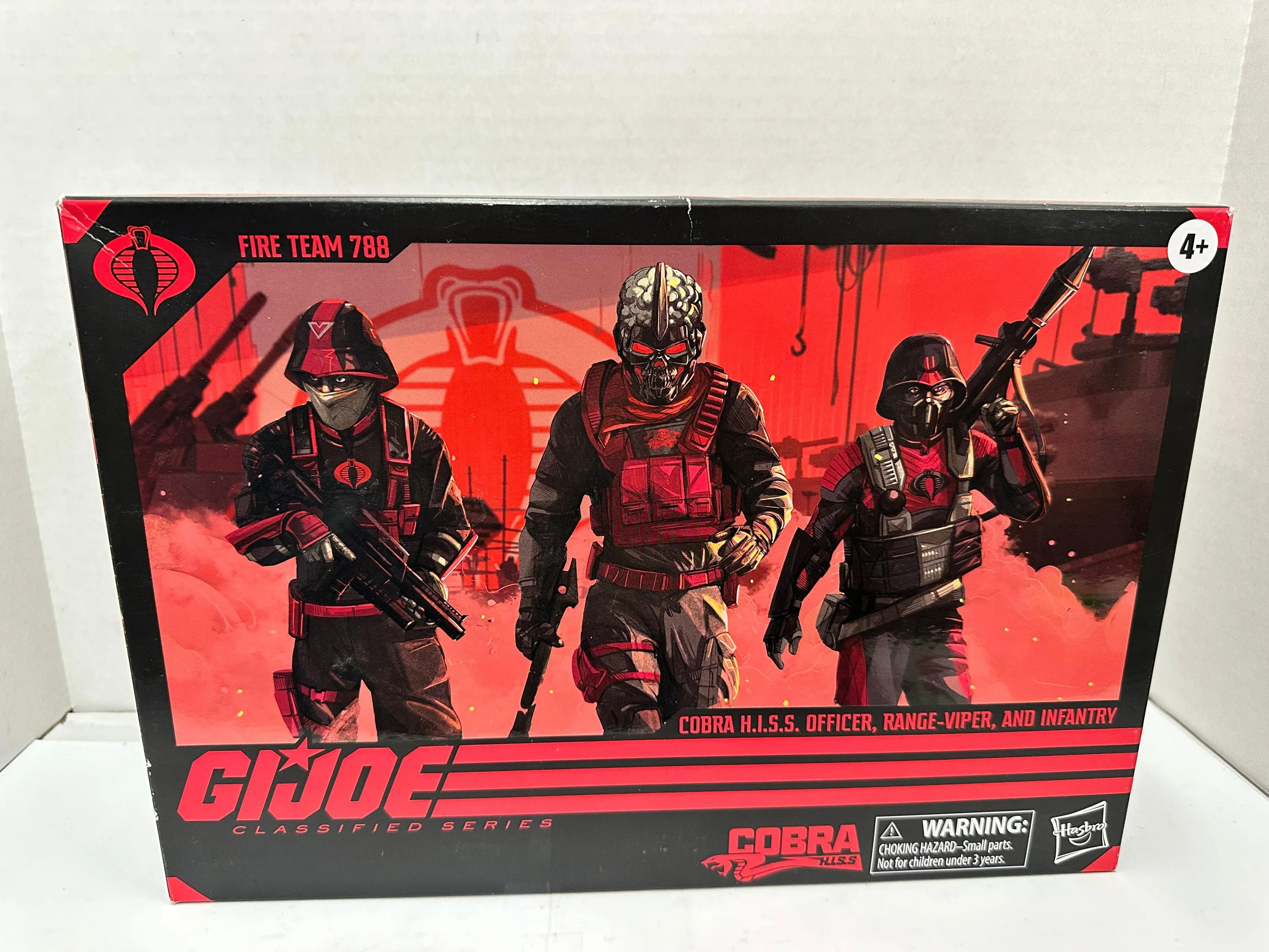 G.I. Joe Classified Conra H.I.S.S. Fite Team 788 #110 3-Pack Sealed