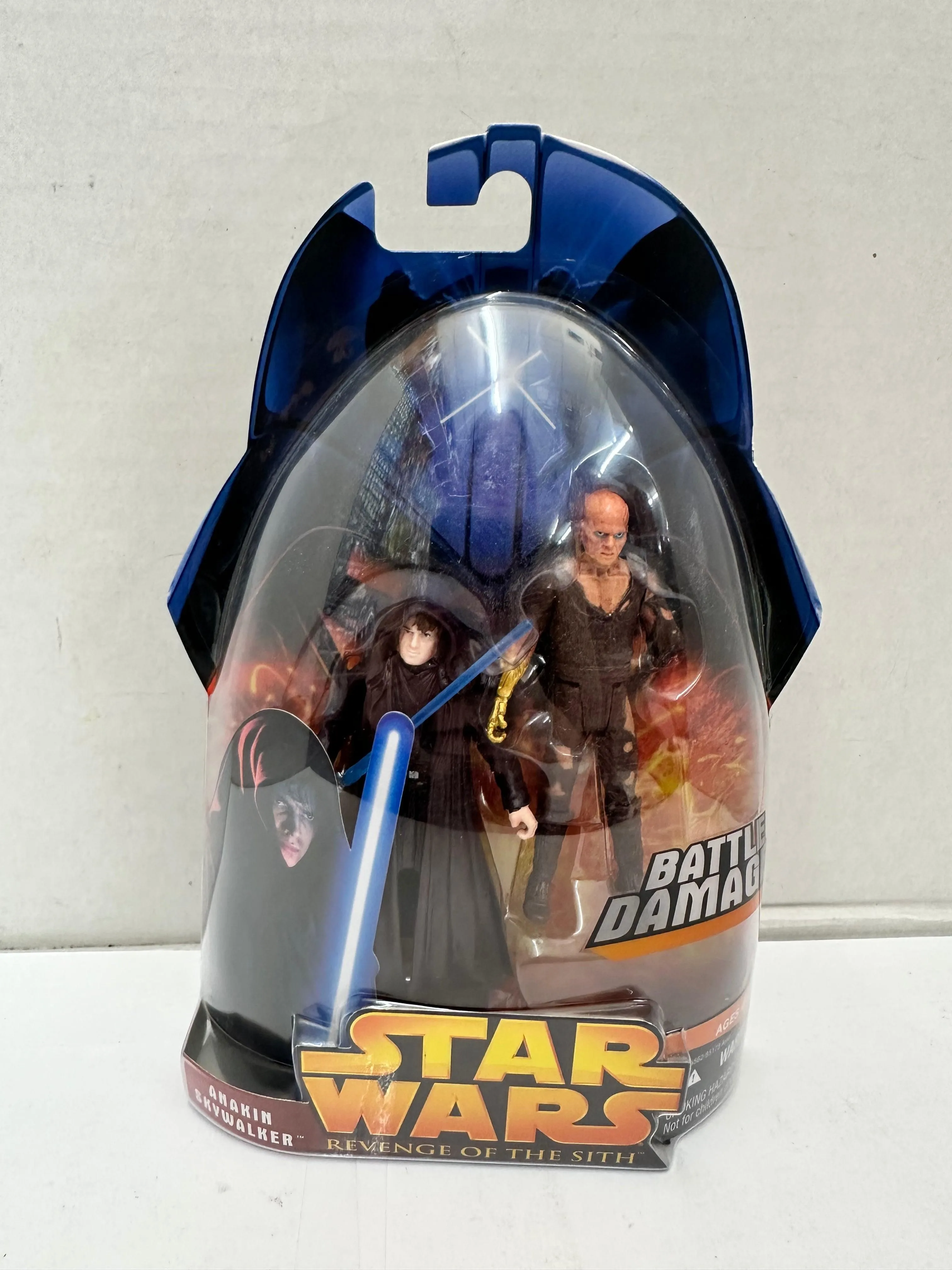 Anakin Skywalker Battle Damage #50 Revenge of the Sith Sealed Two Figure Set