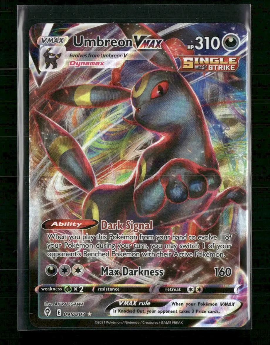 SWSH07: Evolving Skies Umbreon VMAX #095/203