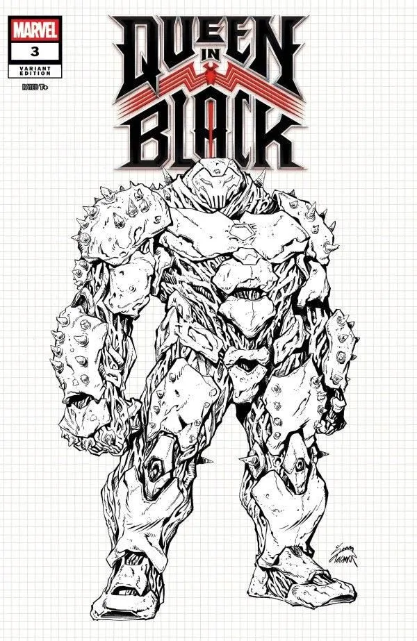 QUEEN IN BLACK #3 RYAN STEGMAN DESIGN VARIANT [QIB][1:10] (Limit 1 Per Customer) (rel:08/19)