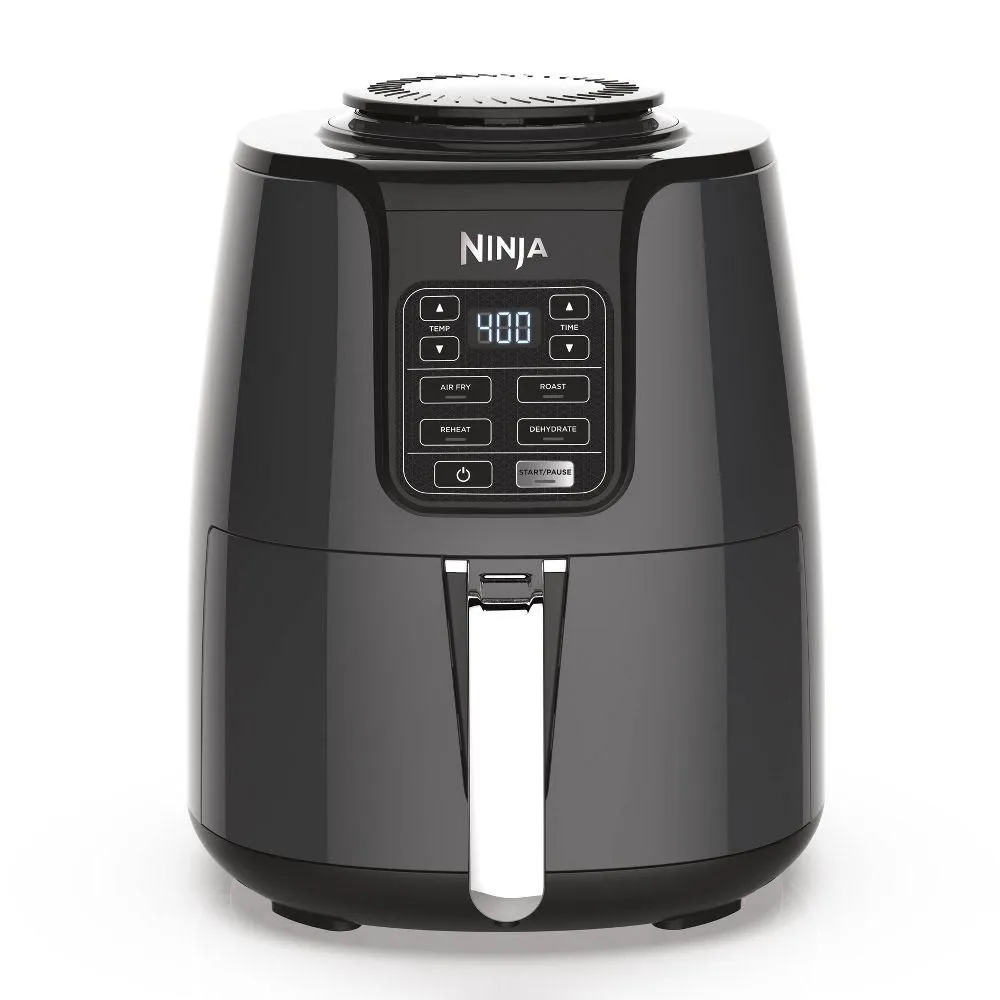 New without box - Ninja 4qt Air Fryer - Black AF101: Stainless Steel 1550W Digital Control