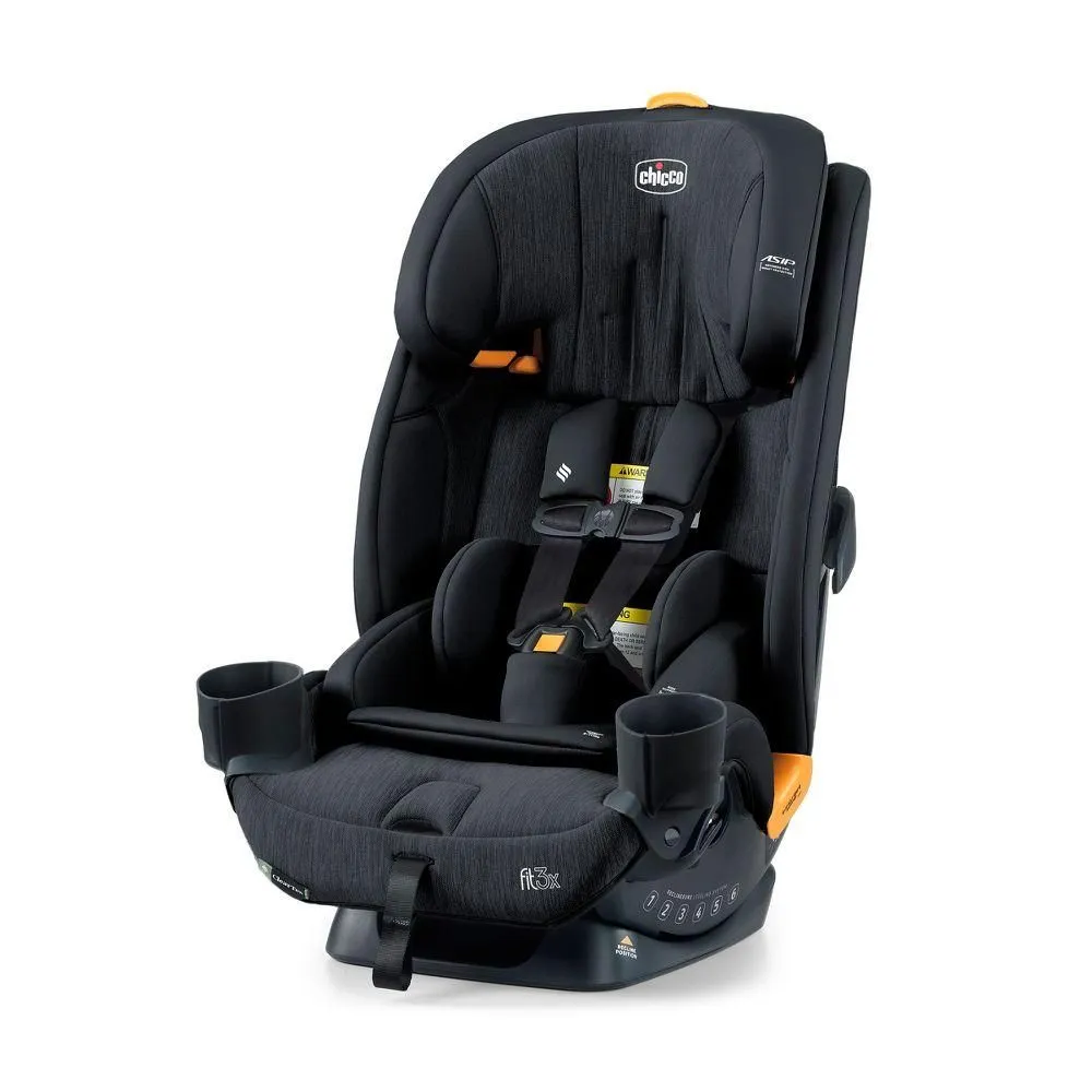 New without Tags - Chicco Fit3x ClearTex Ultra Slim All-in-One Car Seat - Black: Fits 3