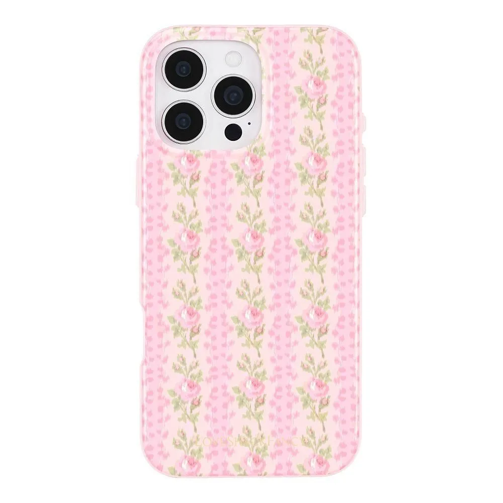 Used and fully functioning - LoveShackFancy – Case-Mate Blooming Heirloom iPhone 16 Pro Max Case with MagSafe