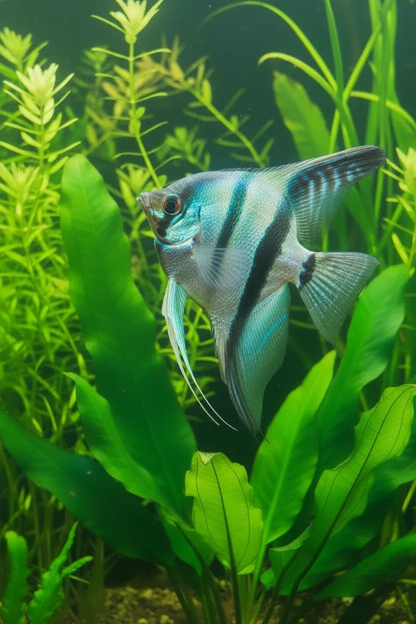 Angelfish "Cobalt Blue" — 5 Pack, Dime Size