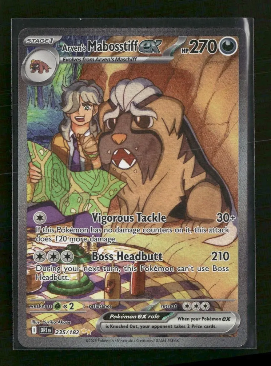SV10: Destined Rivals Arven's Mabosstiff ex #235/182