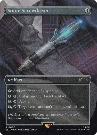 Sonic Screwdriver (Secret Lair) Near Mint Foil