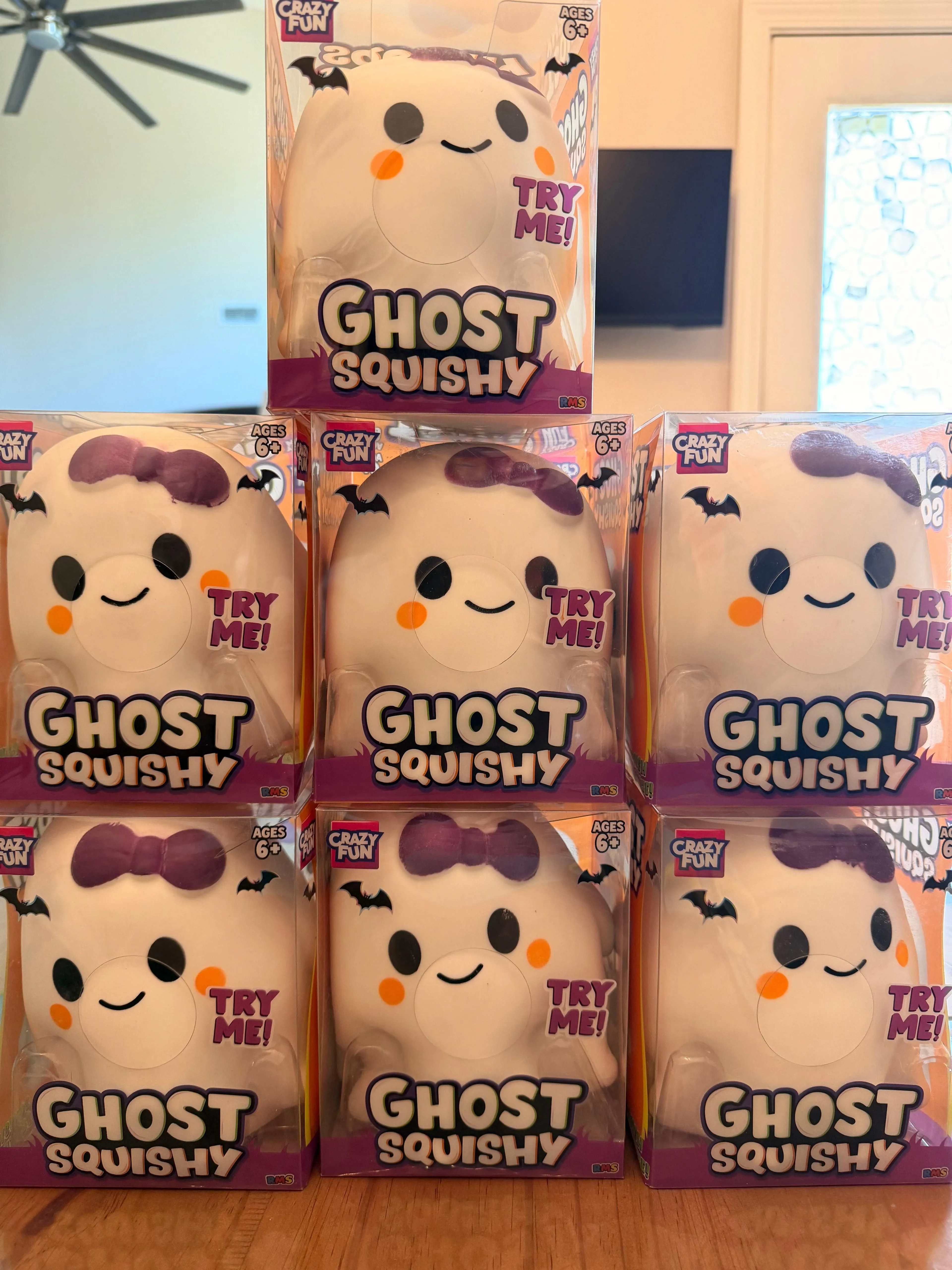 RMS Crazy Fun Halloween Ghost Squishy