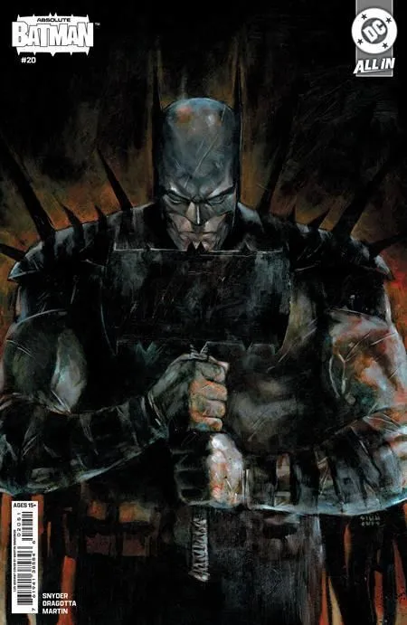 Absolute Batman #20 CVR E INC 1:25 Martin Simmonds Card Stock Variant