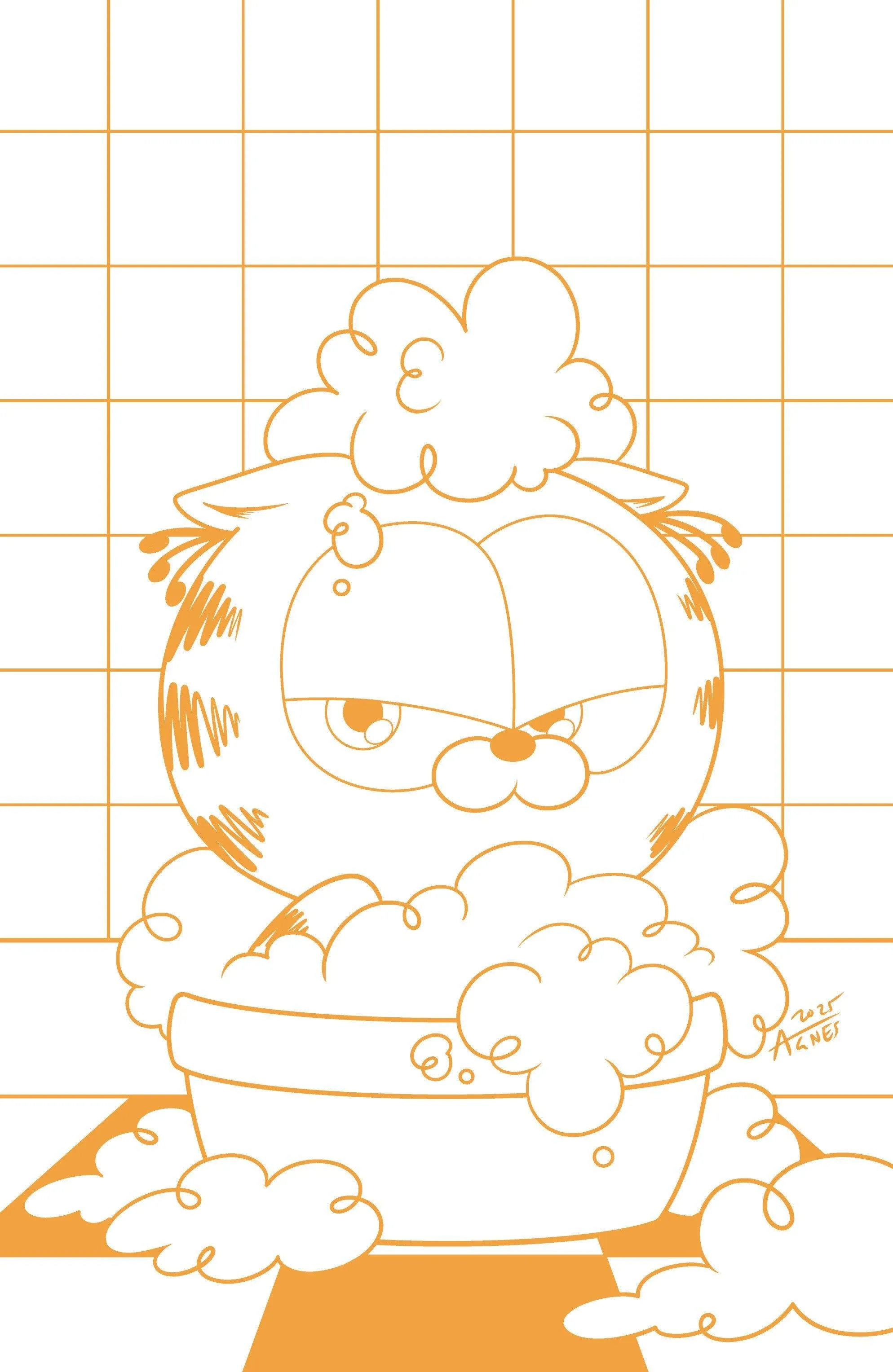 Baby Garfield #4 Cover E Unlimited Variant Agnes Garbowska (Full Art)